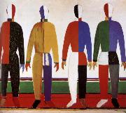 Kasimir Malevich Outdoor sporter Germany oil painting artist